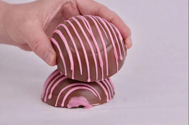 Strawberry Fudge Marshmallow Domes - Image 2